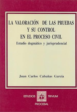 Imagen del vendedor de LA VALORACIN DE LAS PRUEBAS Y SU CONTROL EN EL PROCESO CIVIL. Estudio dogmtico y jurisprudencial a la venta por LLIBRERIA TECNICA