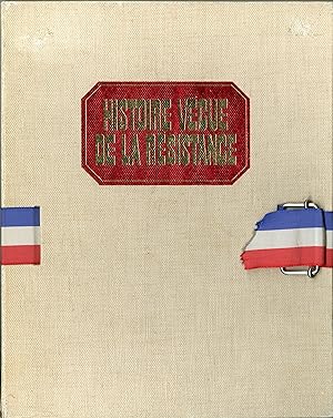 "HISTOIRE VÉCUE DE LA RÉSISTANCE" Coffret complet comportant 2 disques 33tours 17cm + 109 fac-sim...
