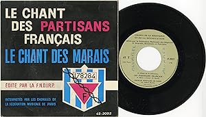 "CHANTS DE LA RÉSISTANCE ET DE LA DÉPORTATION" EP 45 tours original français édité par la F.N.D.I...