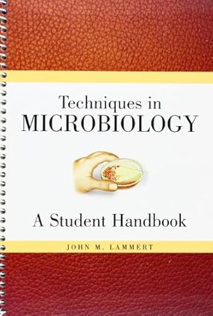 Imagen del vendedor de Techniques in Microbiology: A Student Handbook a la venta por Pieuler Store