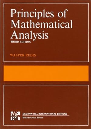 Imagen del vendedor de The Principles of Mathematical Analysis (International Series in Pure & Applied Mathematics) a la venta por Pieuler Store