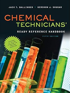 Seller image for Chemical Technicians' Ready Reference Handbook, 5th Edition for sale by Pieuler Store