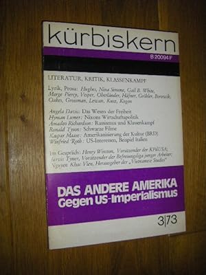 Kürbiskern. Literatur, Kritik, Klassenkampf. Nr. 2/73: Das andere Amerika. Gegen US-Imperialismus