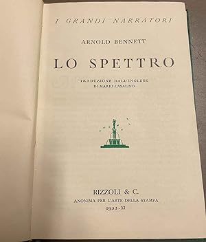 Lo Spettro. Traduzione dall'inglese di Mario Casalino.