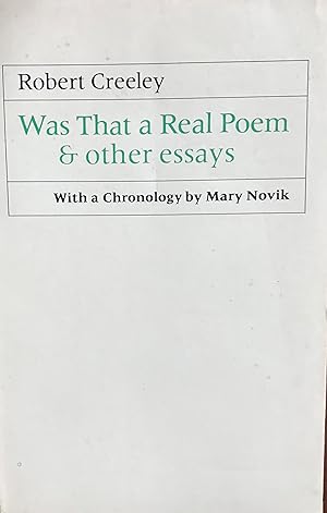Was That a Real Poem and Other Essays