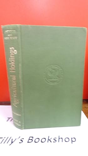 Seller image for Jackson And Muir Watt Agricultural Holdings + Supplementary Matter for sale by Tilly's Bookshop