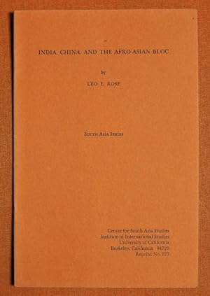 Seller image for India, China, and the Afro-Asian Bloc for sale by GuthrieBooks