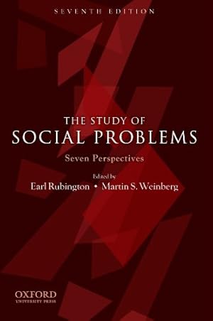 Seller image for The Study of Social Problems: Seven Perspectives for sale by Pieuler Store