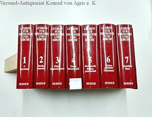 Imagen del vendedor de Lexikon fr Theologie und Kirche. Band 1 bis 7 und Abkrzungsverzeichnis Band 1: A bis Barcelona. - Band 2: Barclay bis Damodos. - Band 3: Dmon bis Fragmentenstreit. - Band 4: Franca Hermenegild. - Band 5: Hermeneutik bis Kirchengemeinschaft. - Band 6: Kirchengeschichte bis Maximianus. - Band 7: Maximilian bis Pazzi.Abkrzungsverzeichnis a la venta por Versand-Antiquariat Konrad von Agris e.K.