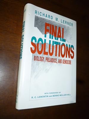 Imagen del vendedor de Final Solutions: Biology, Prejudice, and Genocide a la venta por Gargoyle Books, IOBA