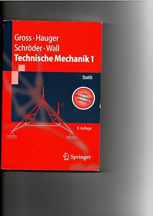 Seller image for Dietmar Gross, Werner Hauger, echnische Mechanik 1 Statik for sale by sonntago DE