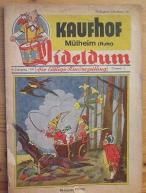 Dideldum - Die lustige Kinderzeitung - 8. Jahrgang, 1936 - Kaufhof - Mülheim (Ruhr) Nummer 3, "Pr...