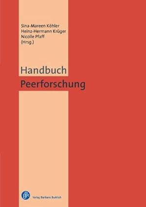 Bild des Verkufers fr Handbuch Peerforschung zum Verkauf von AHA-BUCH GmbH