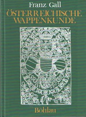 Österreichische Wappenkunde Handbuch der Wappenwissenschaft