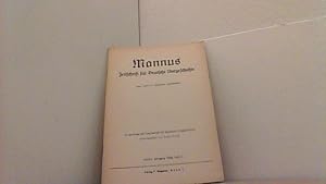 Bild des Verkufers fr Mannus. Deutsche Zeitschrift fr Vor- und Frhgeschichte. 35. Jg., 1969, Heft 2. zum Verkauf von Antiquariat Uwe Berg