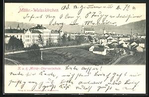 Ansichtskarte Mähr.-Weisskirchen, K.u.K. Militär-Oberrealschule