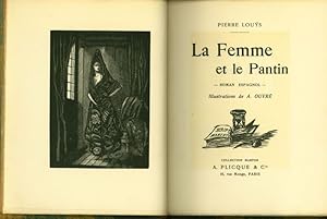 La Femme et le Pantin - Roman Espagnol - Illustrations de A. Ouvré.