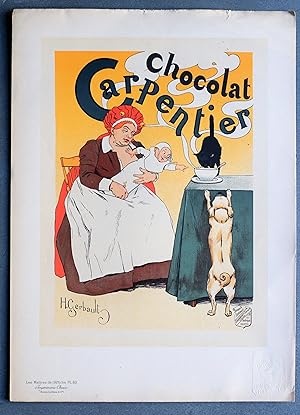 Affiche pour le Chocolat Carpentier.