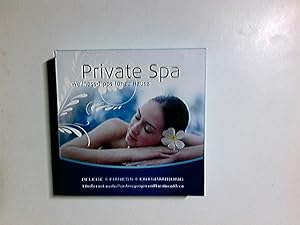 Private Spa, Wellness-Box, 3 Bände Wellness-Tipps für zu Hause. Pflege - Fitness - Entspannung