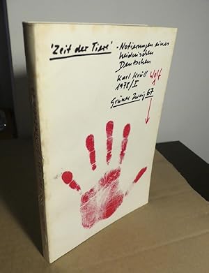 Zeit der Tiere. Notierungen eines heidnischen Deutschen 78/ I. - Der Grüne Zweig 67.