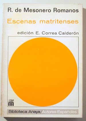 Seller image for ESCENAS MATRITENSES - Salamanca 1970 for sale by Llibres del Mirall