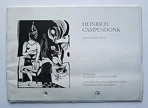 Seller image for Heinrich Campendonk. Das Graphische Werk. Graphik Salon Gerhart Shn, Dsseldorf. 13. Oktober-2. Dezember 1978. for sale by Roe and Moore