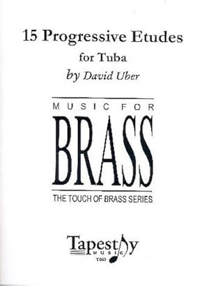 Seller image for 15 Progressive Etudes for tuba for sale by AHA-BUCH GmbH