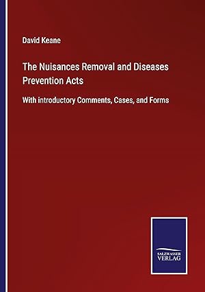 Bild des Verkufers fr The Nuisances Removal and Diseases Prevention Acts zum Verkauf von moluna