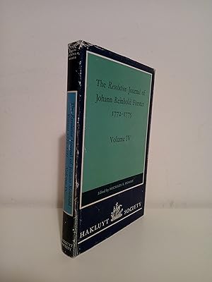 Imagen del vendedor de The Resolution Journal of Johann Reinhold Forster 1772-1775 / Volume IV / Second Series a la venta por Adventure Bookshop