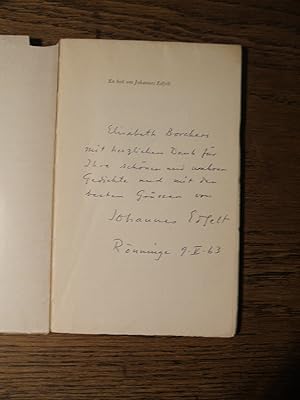 En bok om Johannes Edfelt. In schwedischer Sprache