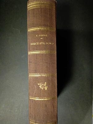 Seller image for Cordi C. Dolce stil novo. Bianchi-Giovini. 1942 for sale by Amarcord libri