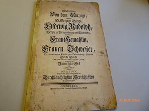 Beschreibung Von dem Einzuge, Welchen S. Herzogl. Durchl. Ludewig Rudolph, Herzog zu Braunschweig...