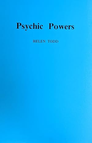 Bild des Verkufers fr Psychic Powers zum Verkauf von Theosophical Society Library