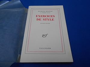 Imagen del vendedor de Exercices de styles a la venta por Emmanuelle Morin