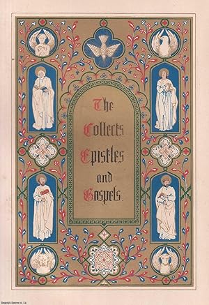 Owen Jones: The Collects, Epistles, and Gospels. A single illuminated page by Jones, along with a...
