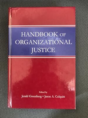 Image du vendeur pour Handbook of Organizational Justice mis en vente par The Groaning Board