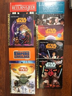 Immagine del venditore per Star Wars - The Empire Strikes Back & Star Wars & Return of the Jedi plus several Star Wars Golden Books venduto da The Groaning Board