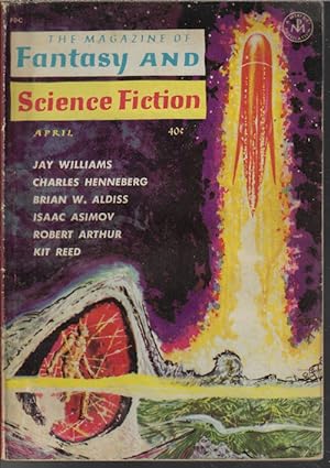 Imagen del vendedor de The Magazine of FANTASY AND SCIENCE FICTION (F&SF): April, Apr. 1962 a la venta por Books from the Crypt