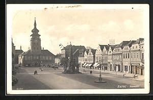 Ansichtskarte Saaz /Zatec, Namesti, Radnice