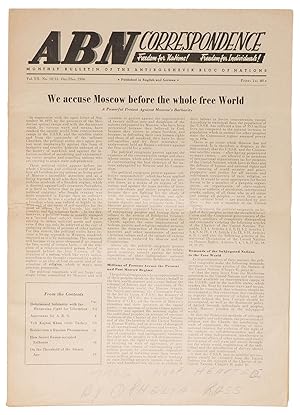 ABN Correspondence, Vol. VII, No. 10/12, Oct./Dec. 1956