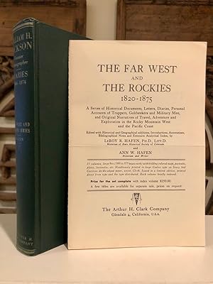 Imagen del vendedor de [WITH Prospectus] The Diaries of William Henry Jackson Frontier Photographer to California and Return, 1866-67; and with the Hayden Surveys to the Central Rockies, 1873 and to the Utes and Cliff Dwellings, 1874 a la venta por Long Brothers Fine & Rare Books, ABAA