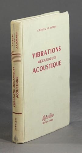 Seller image for Vibrations mecaniques acoustique for sale by Rulon-Miller Books (ABAA / ILAB)