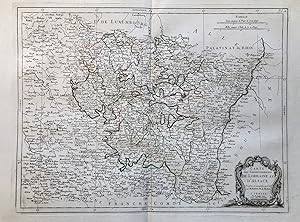 Bild des Verkufers fr Carte des Gouvernements de Lorraine et d'Alsace" - Lorraine Lothringen Alsace Elsass France Frankreich carte gravure zum Verkauf von Antiquariat Steffen Vlkel GmbH