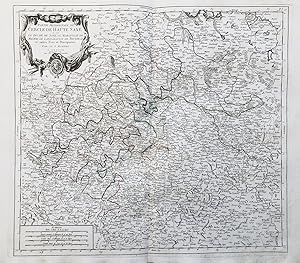 Immagine del venditore per Partie Meridionale du Cercle de Haute Saxe ou sont Le Duch de Saxe, le Marquisat de Misnie, le Landgraviat de Thuringe et autres Etats et Principautes" - Sachsen-Anhalt Meissen Mansfeld Thringen Leipzig Dresden Erfurt Altenburg venduto da Antiquariat Steffen Vlkel GmbH