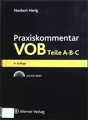 Bild des Verkufers fr Praxiskommentar VOB: Teile A, B, C. zum Verkauf von books4less (Versandantiquariat Petra Gros GmbH & Co. KG)