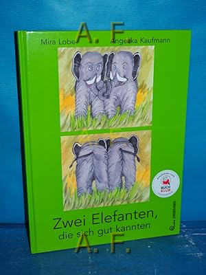 Bild des Verkufers fr Zwei Elefanten, die sich gut kannten. zum Verkauf von Antiquarische Fundgrube e.U.