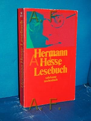 Imagen del vendedor de Lesebuch : Erzhlungen, Betrachtungen und Gedichte Hermann Hesse. Zsgest. von Volker Michels / Suhrkamp Taschenbuch , 1975 a la venta por Antiquarische Fundgrube e.U.