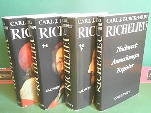Richelieu. in vier Bänden. - 1. Der Aufstieg zur Macht. 2. Behauptung der Macht und kalter Krieg ...