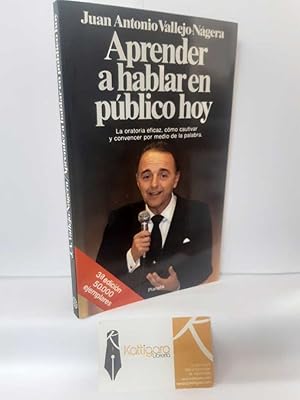 Imagen del vendedor de APRENDER A HABLAR EN PBLICO HOY a la venta por Librera Kattigara