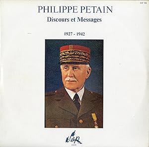 "Philippe PÉTAIN 1927-1942" / Double LP 33 tours original Français / SERP n° HF 39